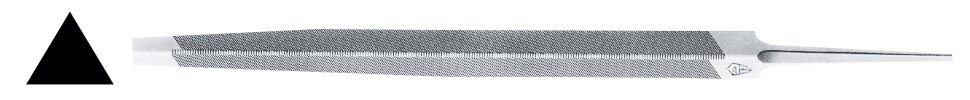 Lima para sierras triangular normal 10"