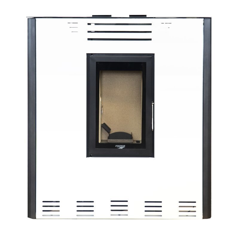 Estufa pellet FOGOSUR pasillo 12 S-PLUS Blanco