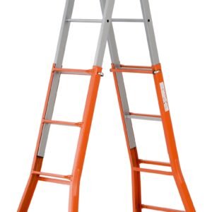 Escalera telescópica multifunción de acero PEPPina de 125 kg (4+5 peldaños)