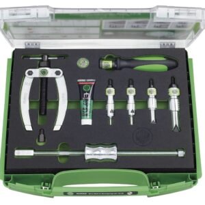 Juego para extraer rodamientos interiores con puente y martillo deslizante (28-70 mm)