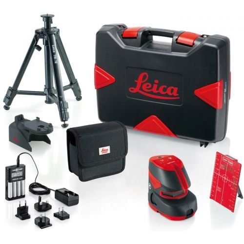 Leica GEOSYSTEMS-820685-PACK Nivel Láser de Líneas y Puntos Lino L2P5 Pro Case (alcance 60/ 30 M Precisión ± 1,5 Mm) otro