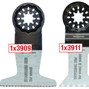 Hojas de sierra oscilantes para madera y metal 3900 (juego de 7 uds)