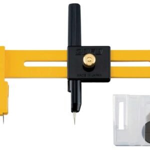 Cúter tipo compás, incluye 5 cuchillas en el mango