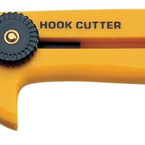 Cúter con bloqueo manual especial para cuchilla tipo gancho