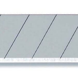 Pack de 30 cuchillas troceables negras Excel Black de 18 mm en caja de plástico con clip