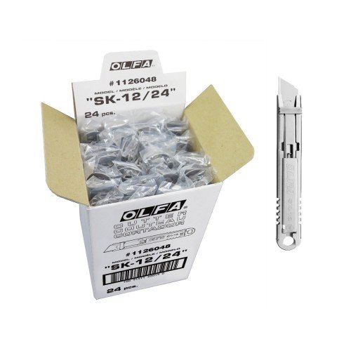de Seguridad de Acero Inoxidable para Industria Alimentaria SK-12 en Bolsa de Plástico Olfa OLFA-SK-12/24-CUTTER otro