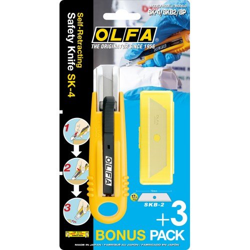 OLFA-SK-4/SKB2/BP-CÚTER de Seguridad SK-4 con 3 Cuchillas SKB-2 otro
