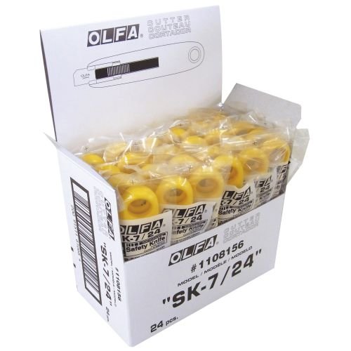 de Seguridad con Cuchilla Trapezoidal de 12,5 Mm en Bolsa de Plástico Olfa OLFA-SK-7/24-CUTTER otro