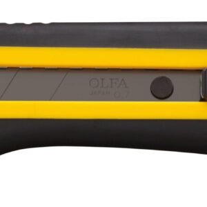 Cúter con mango antideslizante, bloqueo automático y cuchilla de 25 mm