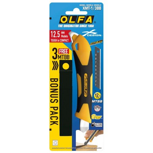 Bb-cúter de Bloqueo Automático XMT-1 con 3 Cuchillas MTBB de 12,5 Mm Olfa OLFA-XMT-1/3 otro