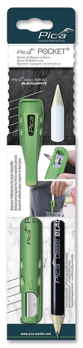 Conjunto funda Pica POCKET + lápiz Pica Classic Black&White de 230 mm - Imagen 5
