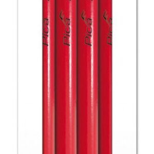 Caja con 10 lápices de carpintero de 30 cm