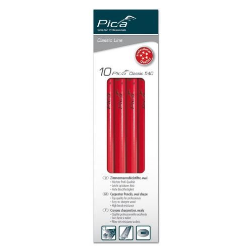 con 10 Lápices de Carpintero de 30 Cm Pica PICA-540/30-10-CAJA otro