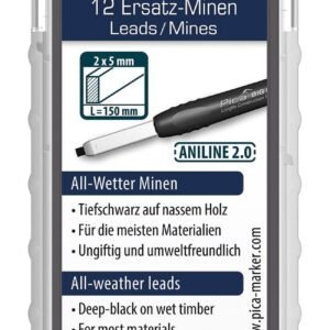 Estuche de 12 minas BIG-Dry ANLINE 2.0 Grafito/Negro