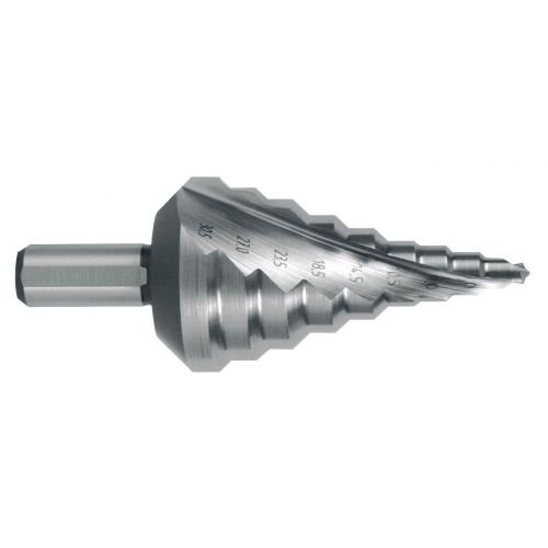 Escalonada HSS Sistema Métrico Agujeros Previos a Roscar Din/en 60423 Ø 5,3-30,5 Mm (9 Pasos) Ruko RUKO-101093-BROCA corte perforación