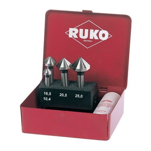 de 4 Avellanadores Cónicos DIN 335 Forma C Hss-tin 90° Ruko RUKO-102150T-JUEGO otro