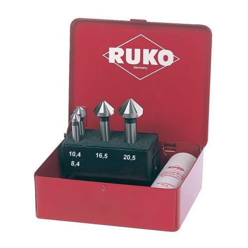 de 4 Avellanadores Cónicos DIN 335 Forma C Hss-tin 90° Ruko RUKO-102151T-JUEGO otro