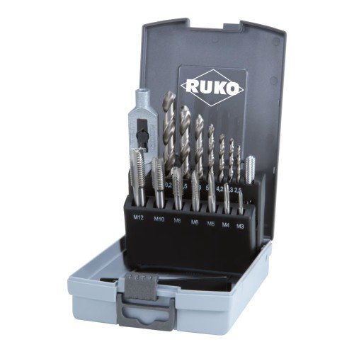 Ro-juego de 15 Machos de Roscar en Estuche de Plástico Ruko RUKO-245004 otro