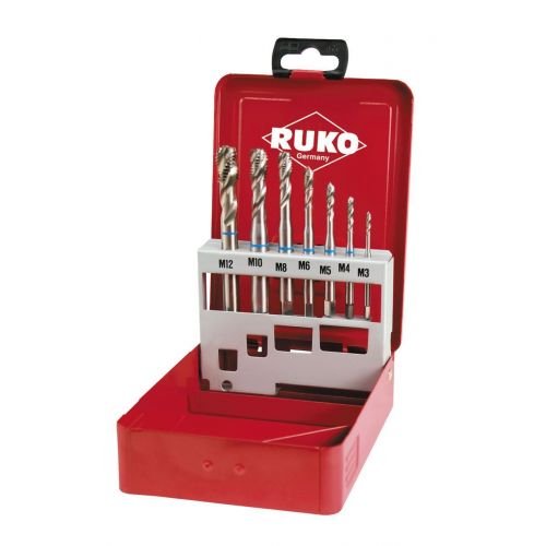 de 7 Machos Máquina M DIN 371 / 376 HSS Rectificados Tipo C Ruko RUKO-245058-JUEGO otro