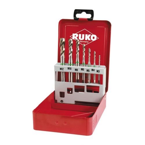 de 7 Machos Máquina M DIN 371 / 376 Hss-co 5 Rectificados Tipo C Ruko RUKO-245062-JUEGO otro