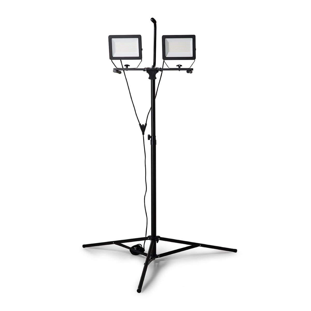 2 Focos LED sobre Trípode, 2 x 100W, 17.000 Lumen Cable 3m, IP65 MINOS