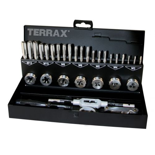 Herramientas de Roscar 31 Piezas en Estuche Metálico Terrax TERRAX-A245013-JUEGO otro
