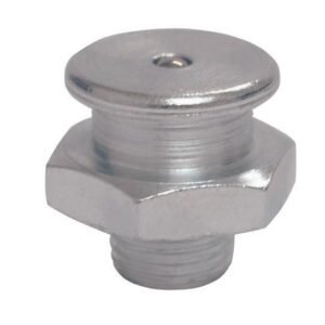 25 Engrasadores rectos de cabeza plana DIN 3404 tipo M1 (R.3/8"-19 BSPP x L.18 x Ø17 acero)