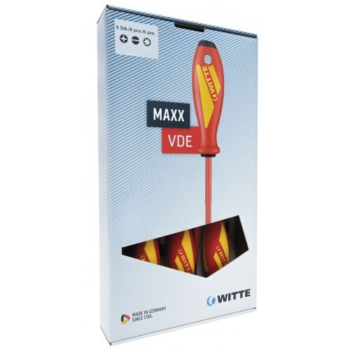 de 7 Destornilladores MAXX VDE (pl/ph) Witte WITTE-653747-JUEGO herramienta manual
