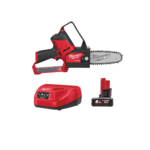 Milwaukee M12 FHS-0 Sierra de poda M12 FUEL™ HATCHET™ con barra de 15cm + Bateria + Cargador