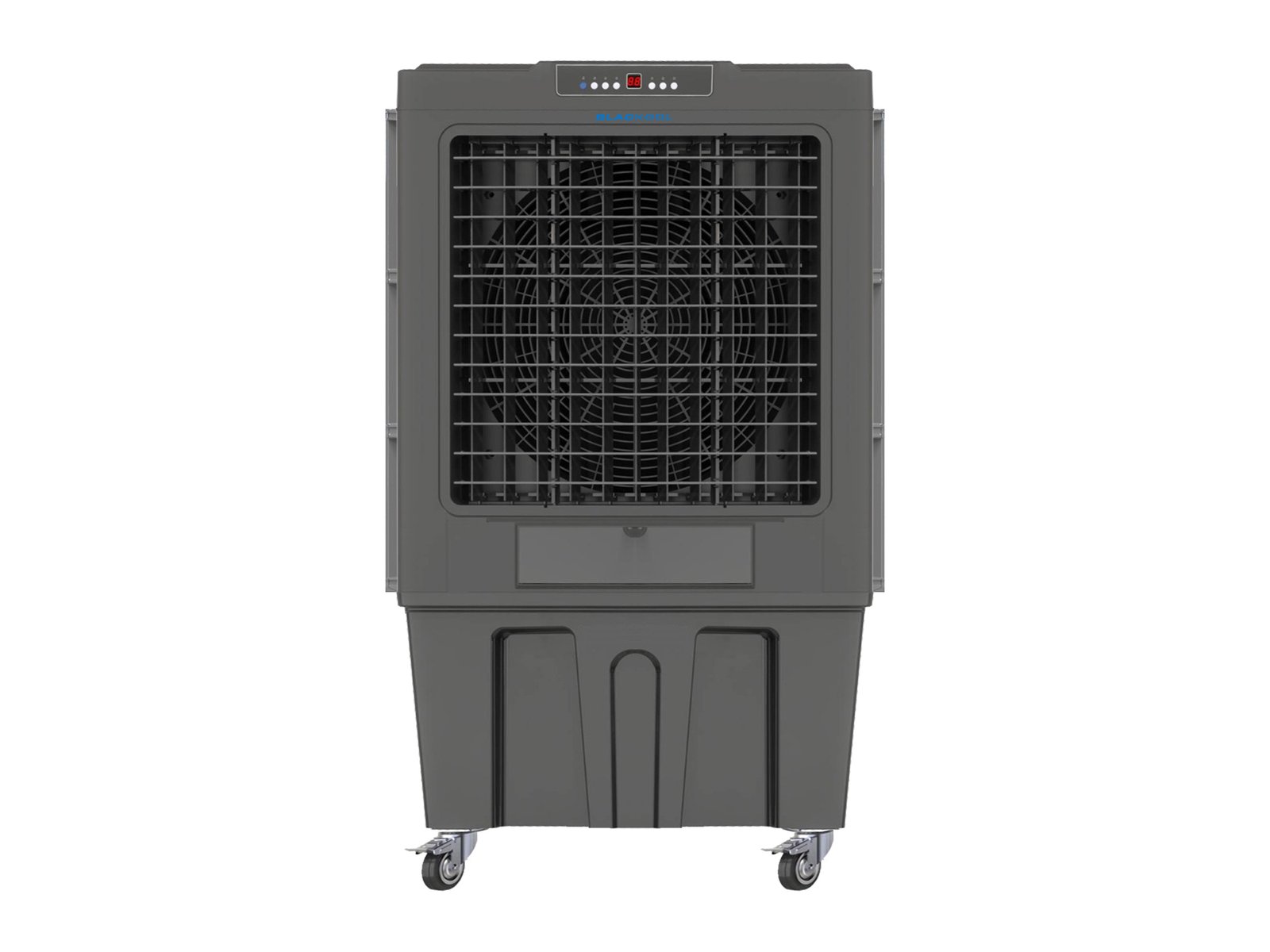 Climatizador evaporativo industrial BLACKOOL20 · hasta 200 m² · caudal 20000 m³/h · depósito 150 L