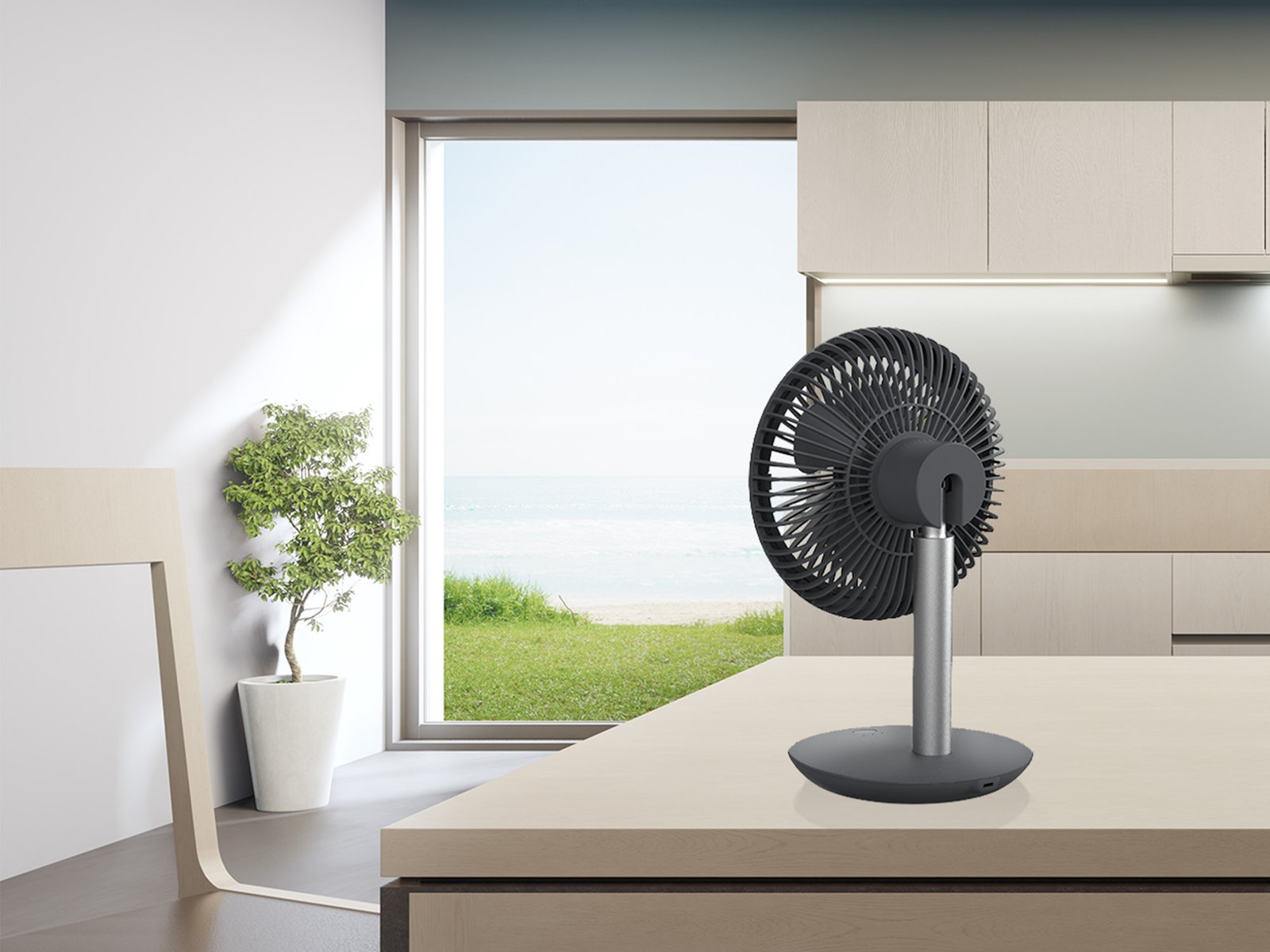Ventilador portátil MCONFORT PersonalFan recargable USB con 4 velocidades - Imagen 7