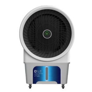 Climatizador evaporativo industrial MCONFORT AirEngine · hasta 80 m² · caudal 6000 m³/h · depósito 80 L
