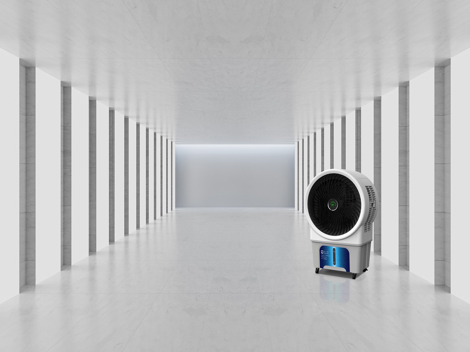 Climatizador evaporativo industrial MCONFORT AirEngine · hasta 80 m² · caudal 6000 m³/h · depósito 80 L - Imagen 7