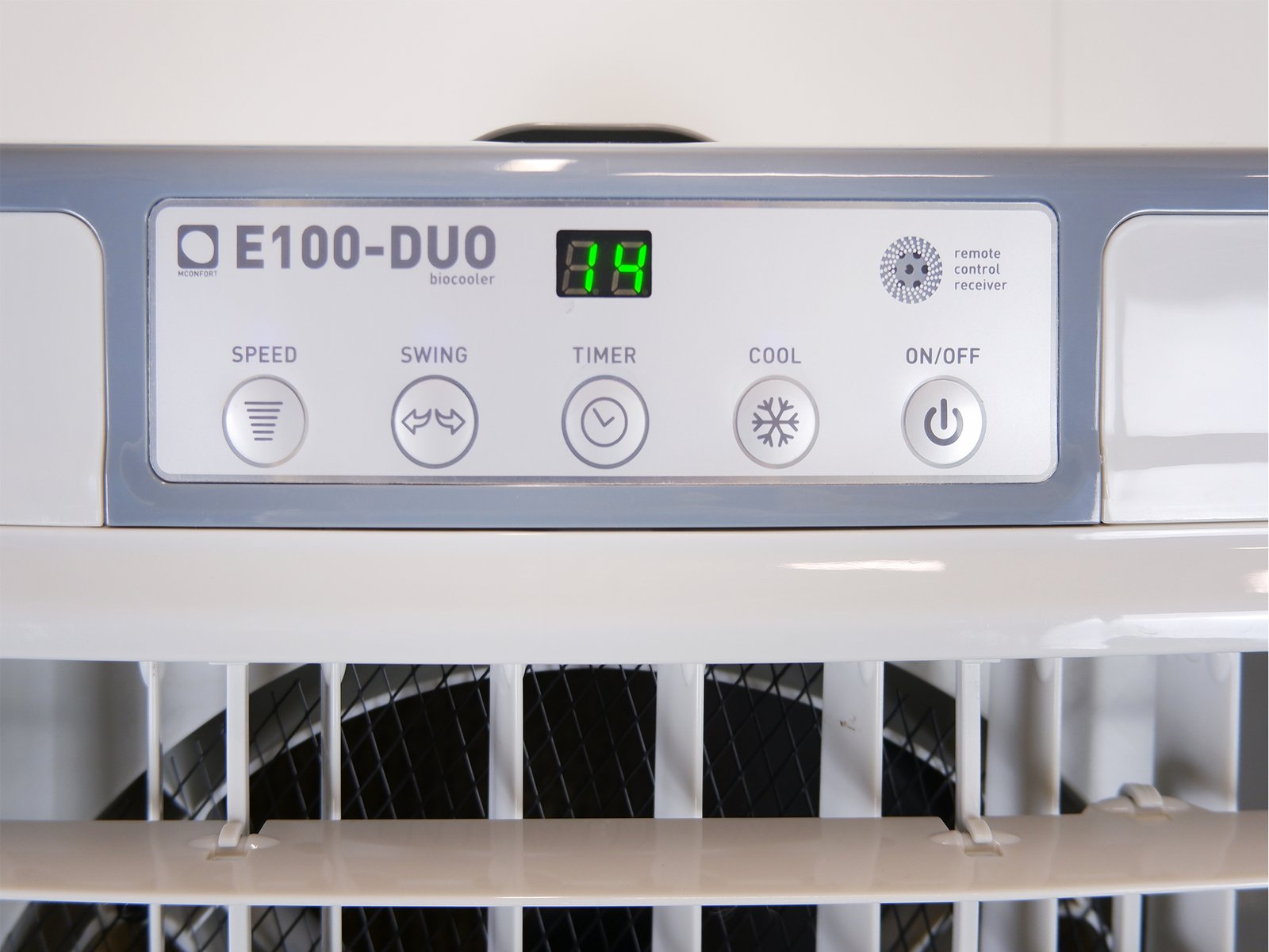 Climatizador evaporativo portátil MCONFORT E100 Duo · hasta 120 m² · caudal 10000 m³/h · depósito 35 L - Imagen 3
