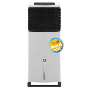Climatizador evaporativo portátil MCONFORT E1300C · hasta 25 m² · caudal 1300 m³/h · depósito 10 L