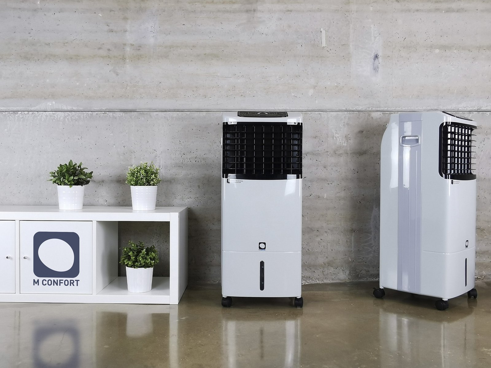 Climatizador evaporativo portátil MCONFORT E1300C · hasta 25 m² · caudal 1300 m³/h · depósito 10 L - Imagen 4