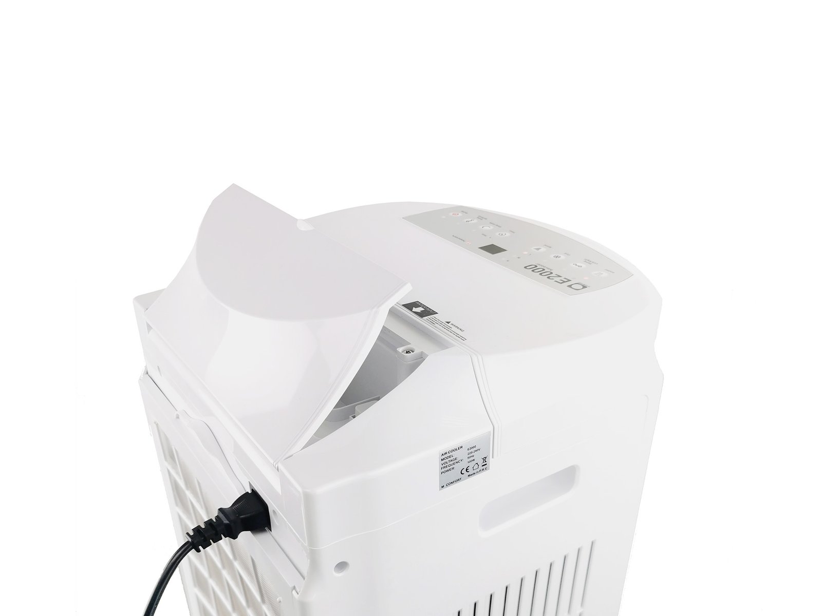 Climatizador evaporativo portátil MCONFORT E2000 · hasta 30 m² · caudal 2000 m³/h · depósito 30 L - Imagen 4
