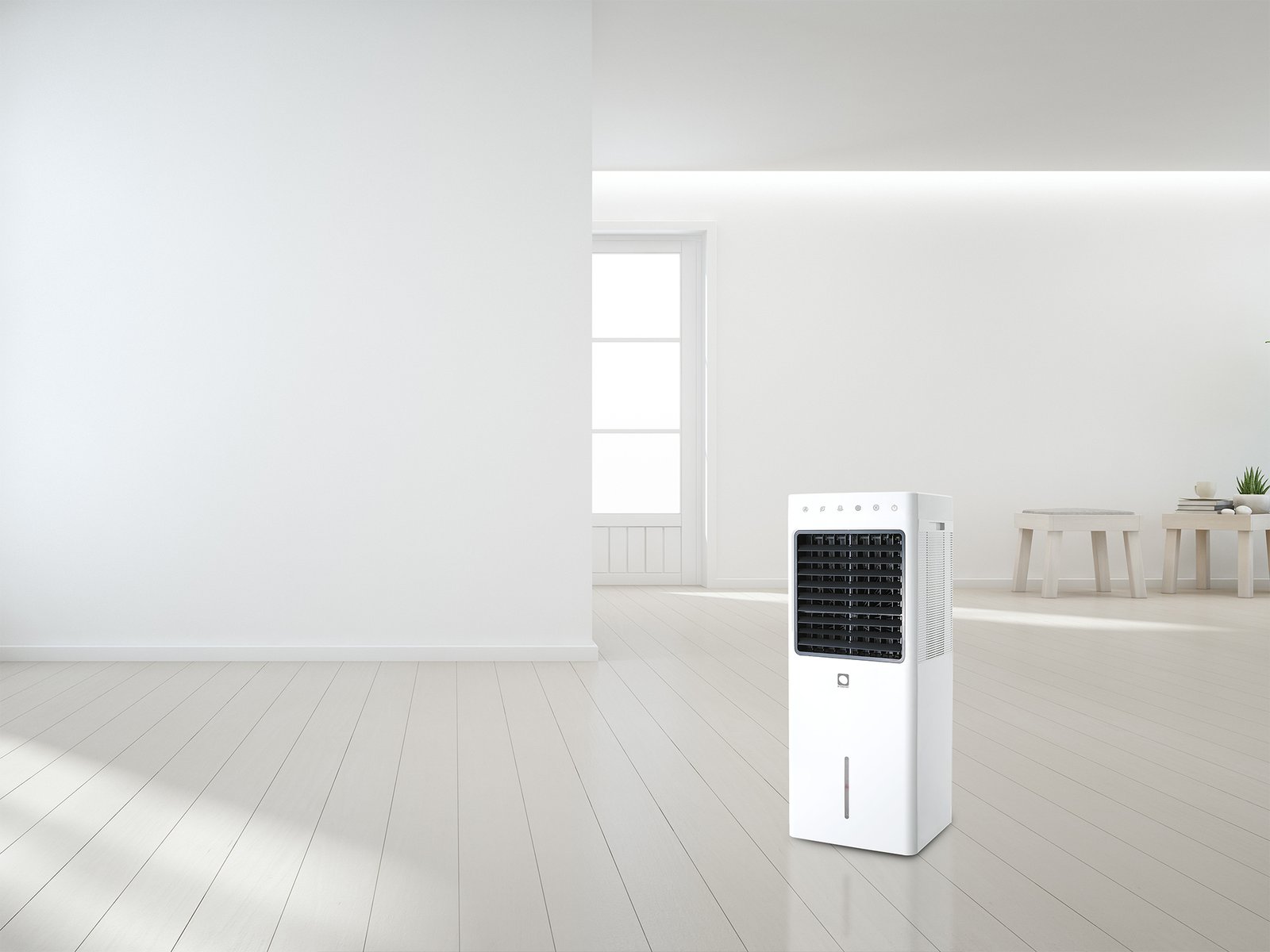 Climatizador evaporativo portátil MCONFORT ELITE 8 · hasta 15 m² · caudal 850 m³/h · depósito 9 L - Imagen 4