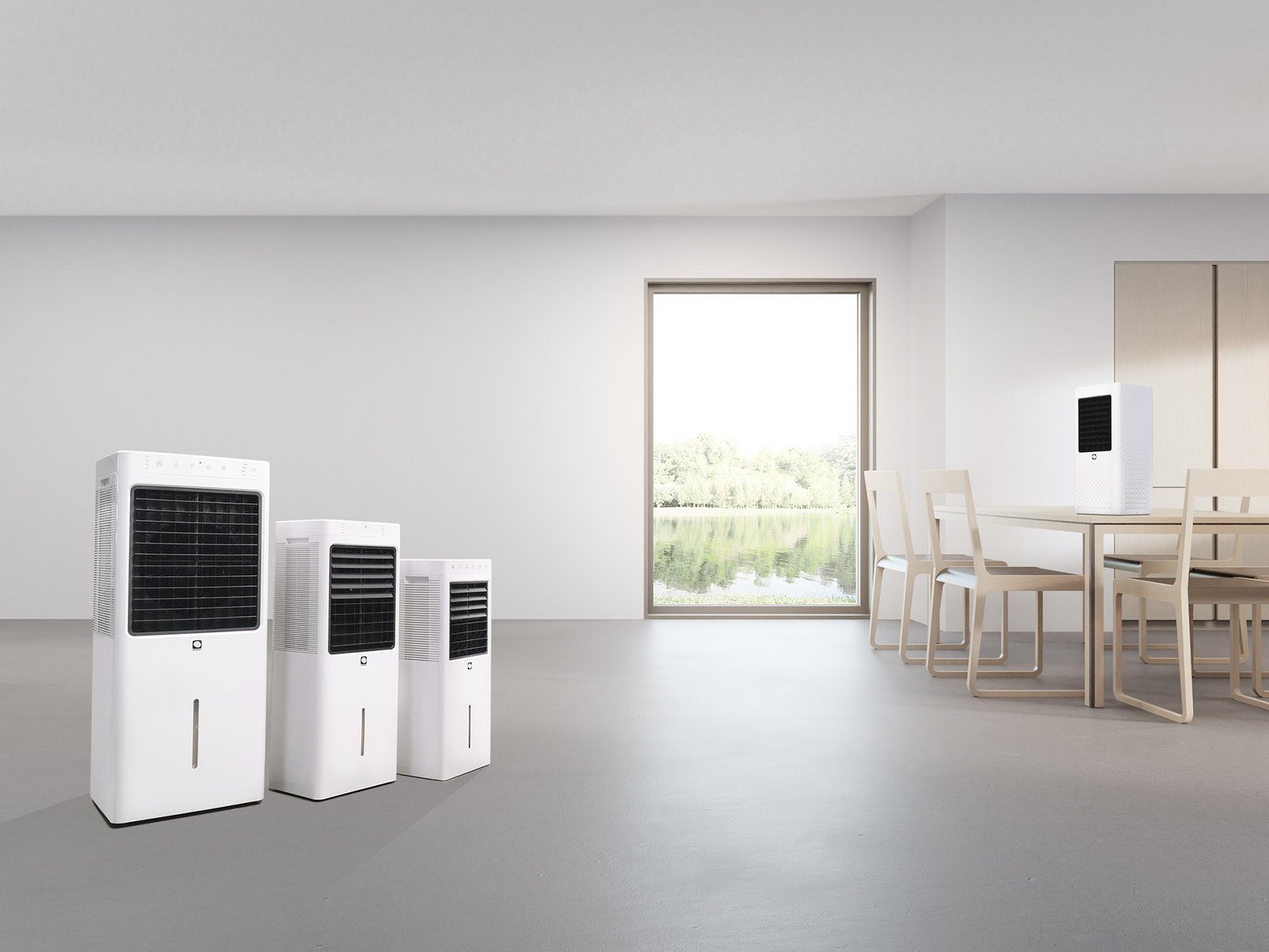 Climatizador evaporativo portátil MCONFORT ELITE 8 · hasta 15 m² · caudal 850 m³/h · depósito 9 L - Imagen 5