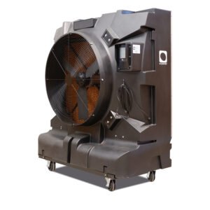 Climatizador evaporativo industrial MCONFORT IC26000 · hasta 300 m² · caudal 26000 m³/h · depósito 280 L