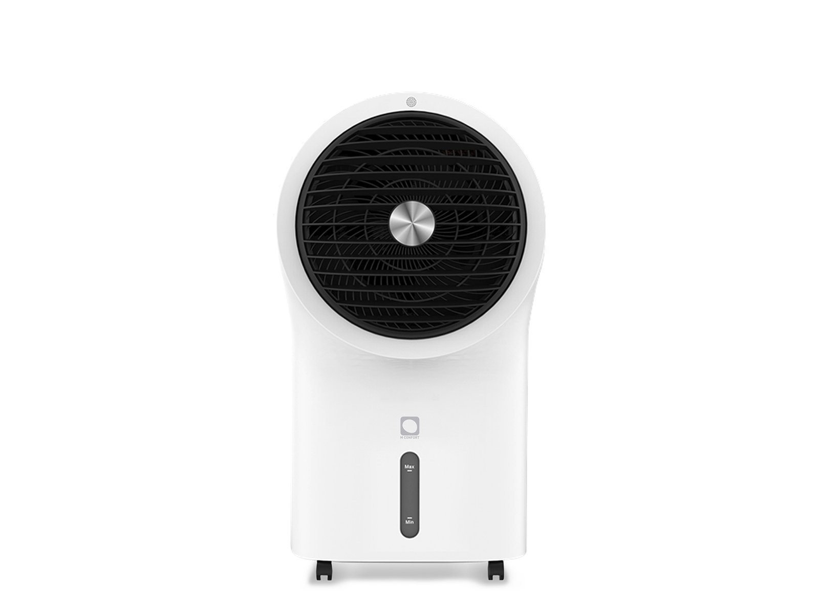 Climatizador evaporativo portátil MCONFORT SMALL · hasta 20 m² · caudal 800 m³/h · depósito 6 L