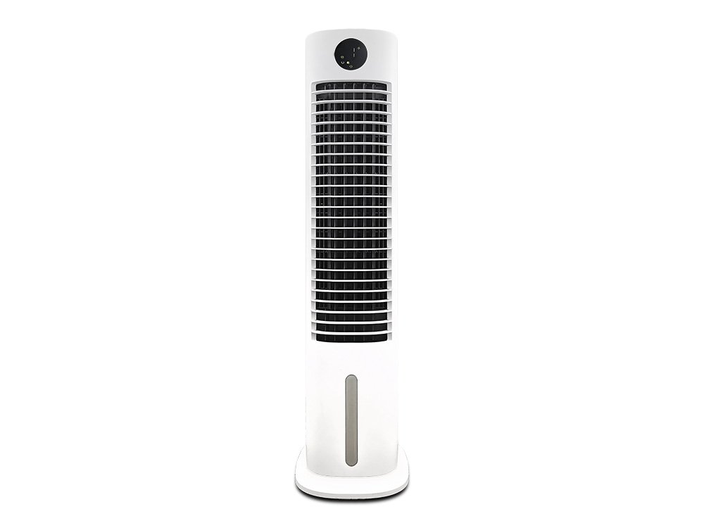 Climatizador evaporativo portátil MCONFORT TOWER · hasta 15 m² · caudal 800 m³/h · depósito 8 L