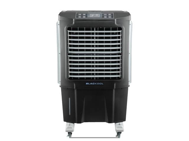 Climatizador evaporativo industrial BLACKOOL6 · hasta 75 m² · caudal 6000 m³/h · depósito 60 L