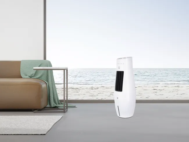 Climatizador evaporativo portátil MCONFORT DECO · hasta 10 m² · caudal 500 m³/h · depósito 7 L - Imagen 3