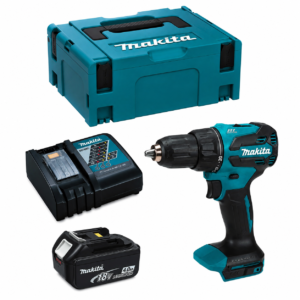 Makita DHP490SMJ1 - Taladro combinado BL 18V LXT 65Nm 1 bateria 4.0ah + Cargador