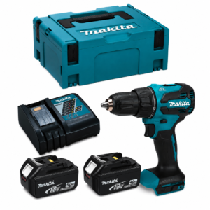 Makita DHP490SM1J - Taladro combinado BL 18V LXT 65Nm + Baterías 5.0Ah y 4.0Ah + Cargador