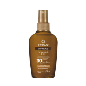 Crema solar protectora ECRAN Broncea+ Aceite seco protector 30 SPF. 100 ml