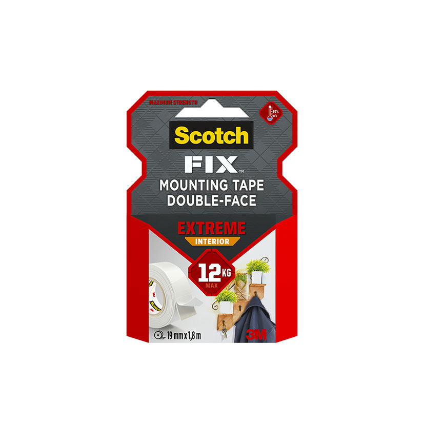 Cinta doble cara 3M Extreme Mounting interior/exterior 19 mm