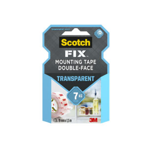 Cinta doble cara invisible 3M Scotch-FIX 4910C-1915-P 19 mm x 1,5 m. 7100261816