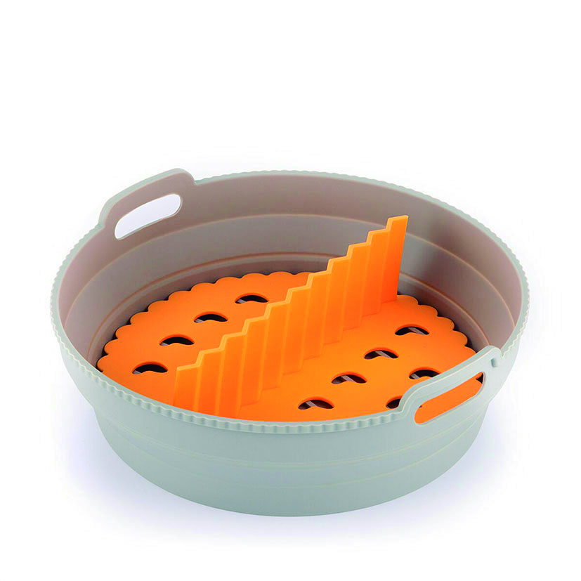 Cesta plegable silicona para freidoras INNOVAGOODS Fliynner ø 21,5xh.7 cm